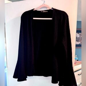 Philosophy cardigan with flutter sleeves